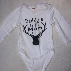 Daddy’s Little Man Baby Onesie